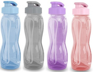 Бутылка для воды и напит. 550мл цвет микс WOWBOTTLES