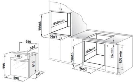 5. Эл.духовка GEFEST ЭДВ ДА 622-02 АМ, черн, гриль,концекция