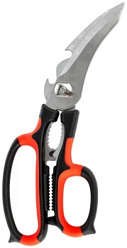 Ножницы LR05-92 BLISTER LARA - 23 см <6в1> прорезиненные ручки, сверхострая заточка