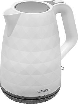 Чайник SCARLETT SC-EK18P49 белый с серым 1,7л