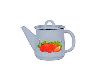 Чайник 1л 1С202с Клубника садовая серо-голубой