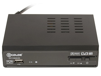Цифр.ТВ приставка D-COLOR DC1302HD,MKV,DVB-T/T2