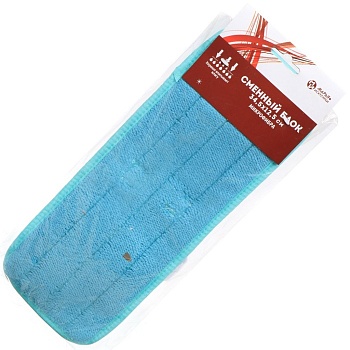 Насадка для швабры Марья-Искусница KD-16-F05 REFILL из микрофибры, 34.4х12.5 см