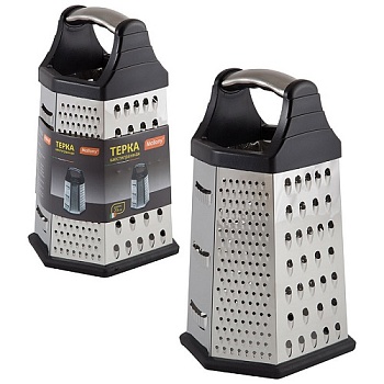 Терка MALLONY GR-003-9, 6-ти гранная, высота: 23см (пластик,