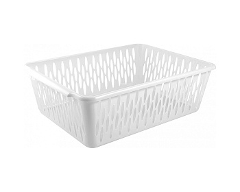 Корзина KEEPLEX Light L 38х27,5х12см белое облако
