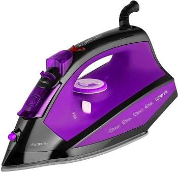 Утюг CENTEK CT-2355 Violet 2500Вт,вер.пар,пар/удар,керам