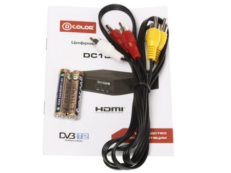 4. Цифр.ТВ приставка D-COLOR DC1302HD,MKV,DVB-T-T2