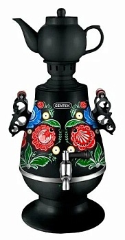 Самовар Centek CT-0091 B 4.0л, 2100Вт  поддерж. t° +LED индикатор, керамич заварник