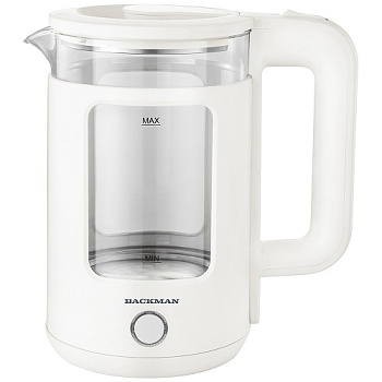 Чайник BACKMAN BM-TEA 716 1,8 л,2,2кВт стекло