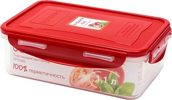 Контейнер OURSSON  CP1103S/RD прямоуг. 1,1л